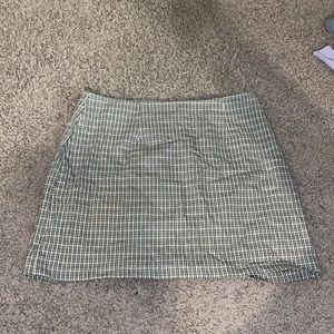 Plaid Mini Skirt